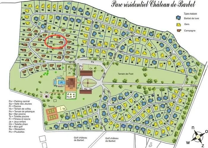 Ferienhaus Chateau De Barbet 124 *